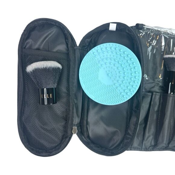 ELLE Deluxe 10-Pc Makeup Brush Collection - Picture 5 of 6